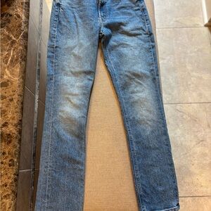 MOTHER Mid Rise Dazzler Women's Blue Ankle Jeans